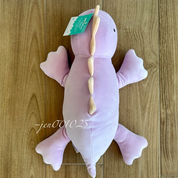 Purple Dinosaur Weighted Plush Throw Pillow - Pillowfort - Picture 7 of 9